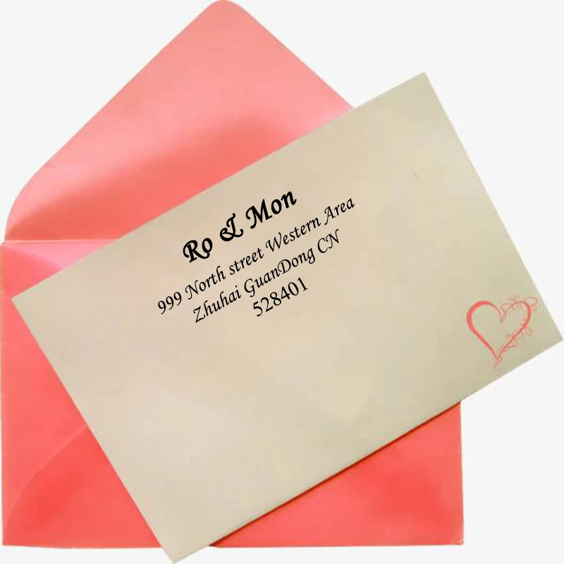 Personalized Custom Return Address Self Inking Stamp Rubber For Wedding Party Invitation Stamps Aliexpress Return Address Self Inking Stamp Rubber