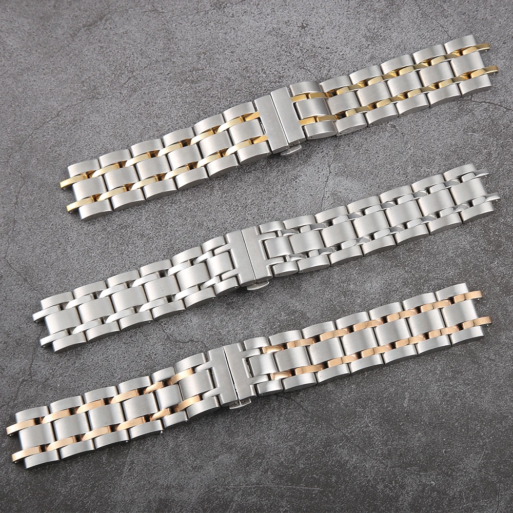 Ремешок для часов Tissot T035 из нержавеющей стали мужчин и женщин браслет