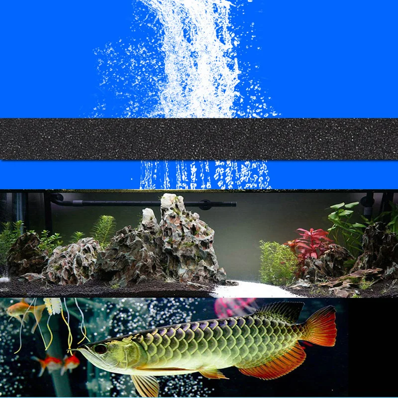 

Useful Fish Tank Filter Biochemical Sponge Aquarium Black Cotton Foam Allowing Colonization of Nitrifying Bacteria