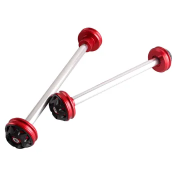 

Motorcycle Front & Rear Axle Fork Carsh Sliders Set For DUCATI 1098 2008-2015