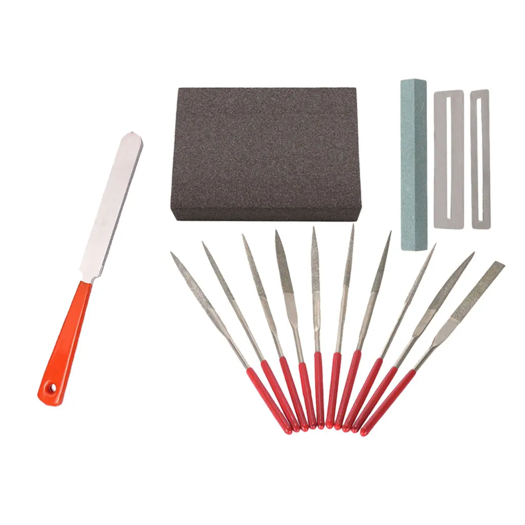 Guitar Fret Wire Crowning Luthier File+Nut Fret Files+Fingerboard Fret Guard for Guitar Bass Parts