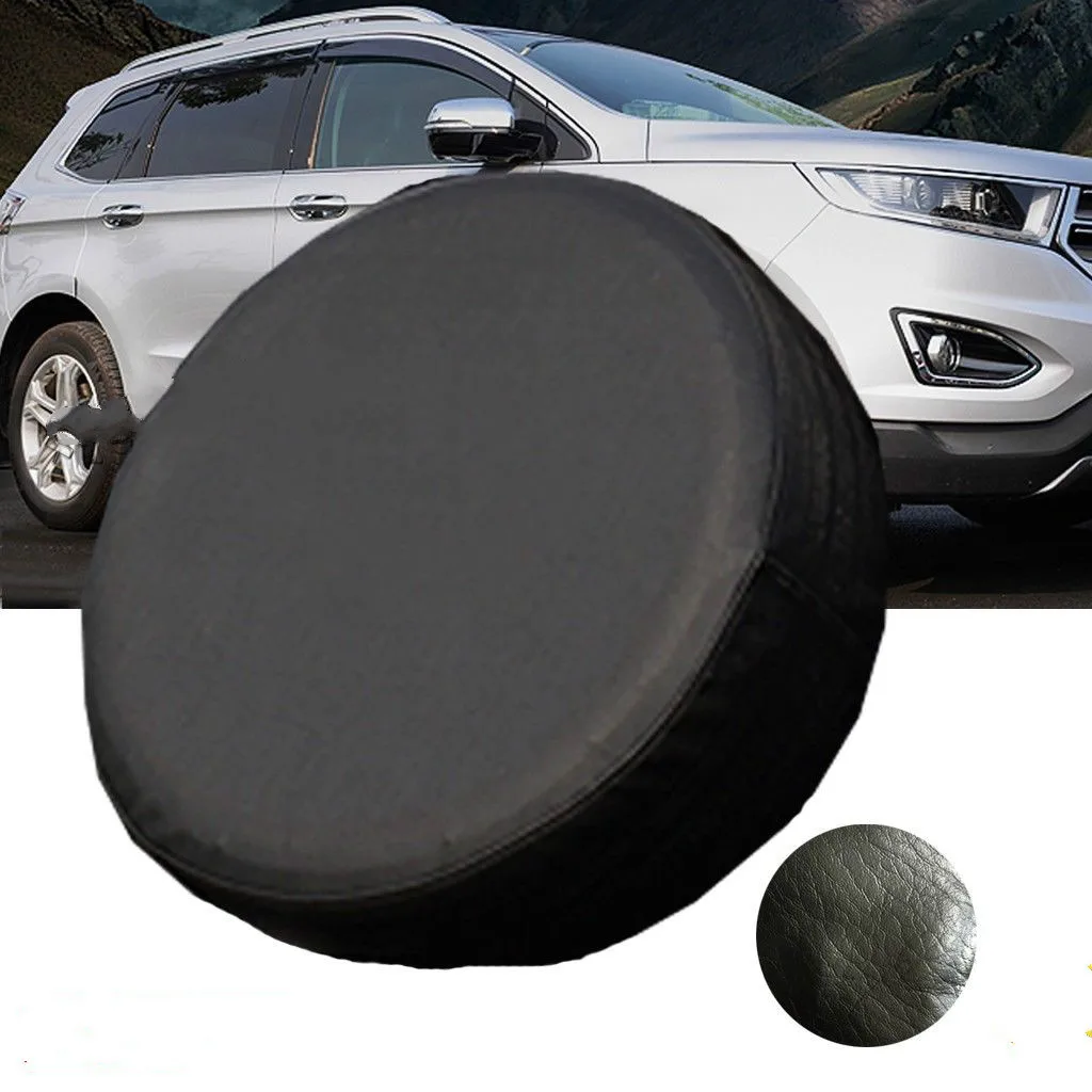 2 Pieces 13`` Strong Camo and Black Vinyl PVC Spare Tire Cover Wheelcover for Jeep Wrangler Cruiser Toyota