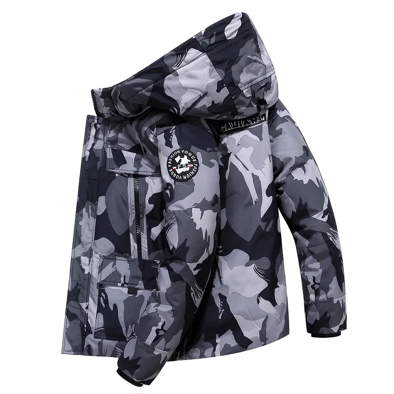 Новинка merken mannen вниз jas зима jas Повседневная белая утка вниз dikke warme пуховик jassen bovenkleding