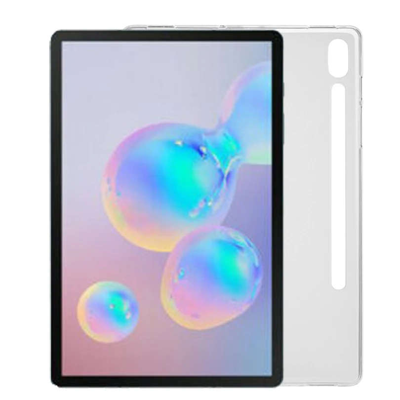 Для Samsung Galaxy Tab S6 10,5 В T860 T865 мягкий прозрачный TPU противоударный чехол Крышка для планшета чехол-накладка на заднюю крышку, Прочный противоударный S30