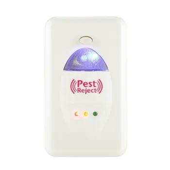 

Household Multifunction EU Plug No-toxic Ultrasonic Electronic Rat Cockroach Rat Spider Pest Bug Mosquito Repeller Reject