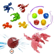 TOMY 5pcs Bakugan Eggball Heavenly Dragon Storm Thin Beast Boy Landing Dragon Knight Explode Armor Spinning Top Christmas Gift
