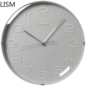 

Living Room Modern Design Quartz Silent Wall Clock Modern Design Nordic Elegant Smart Wall Clock Bedroom Reloj De Pared