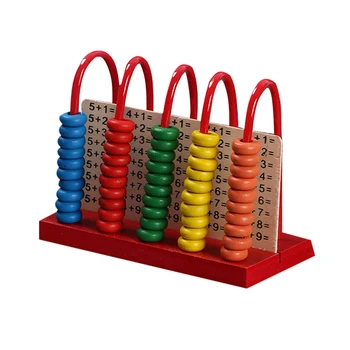 

Kids Wooden Toys Child Abacus Counting Beads Maths Learning Educational Toy