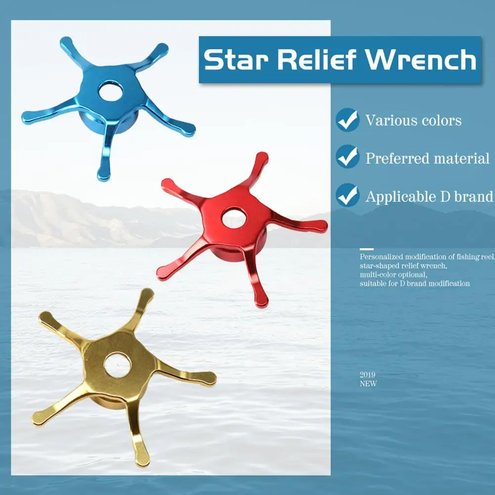 

DEUKIO Stardrag DIY for Steez A Steez Sv Baitcasting Reel Star Drag Modified Pieces Red Blue Golden High Quality Material