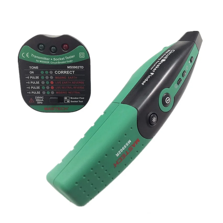 MASTECH MS5902 автоматический выключатель Finder/розетка тестер инструкция/полностью