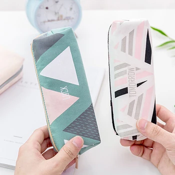 

New Women Toiletry Box Travel Make Up Organizer Storage Pouch Fresh Cosmetic Bags Office Stationery Canvas School Pencil Bag