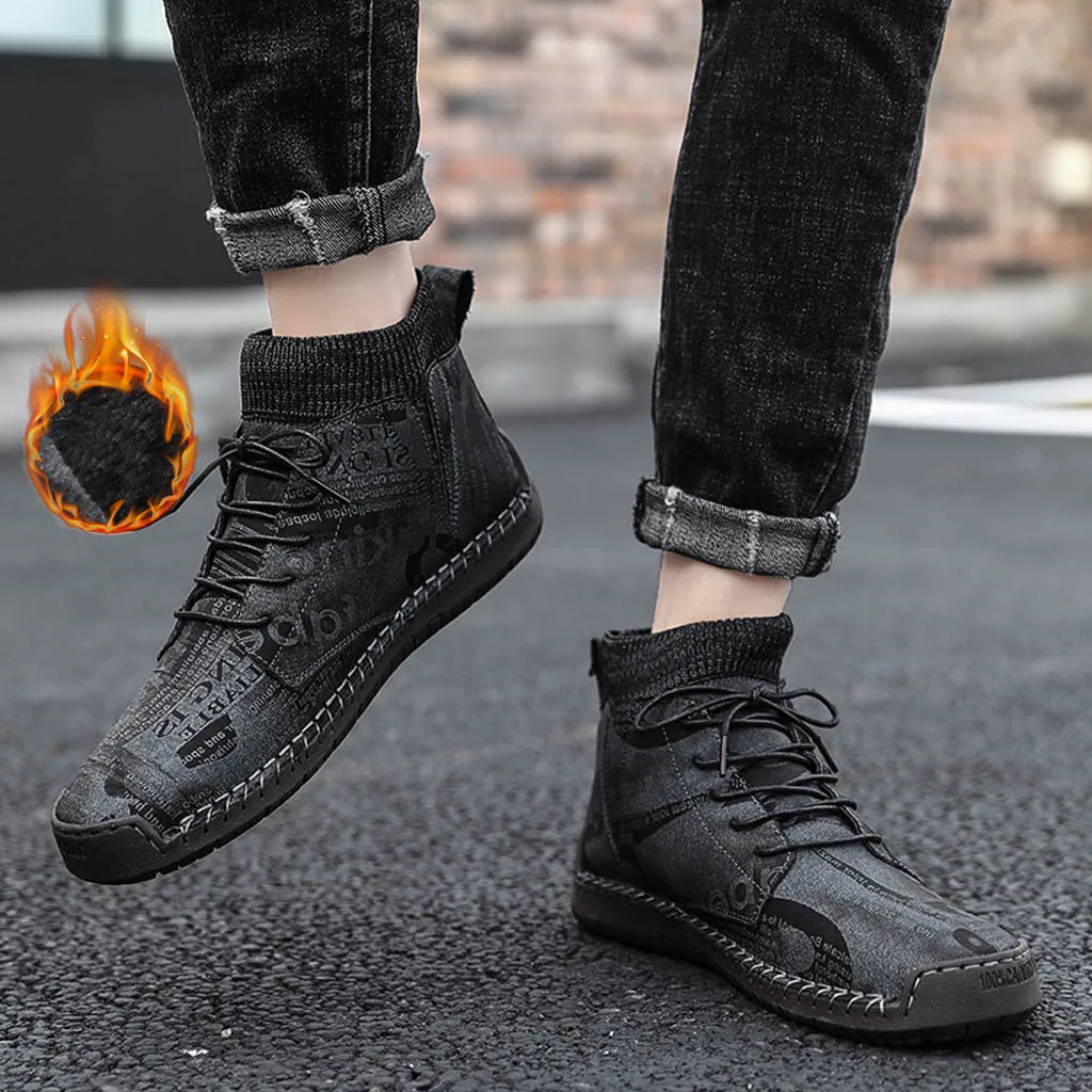 Мужская обувь; Новинка; модные ботинки; zapatos de hombre; армейские ботинки в стиле ретро; мужская повседневная обувь; дышащие носки; рабочие ботинки