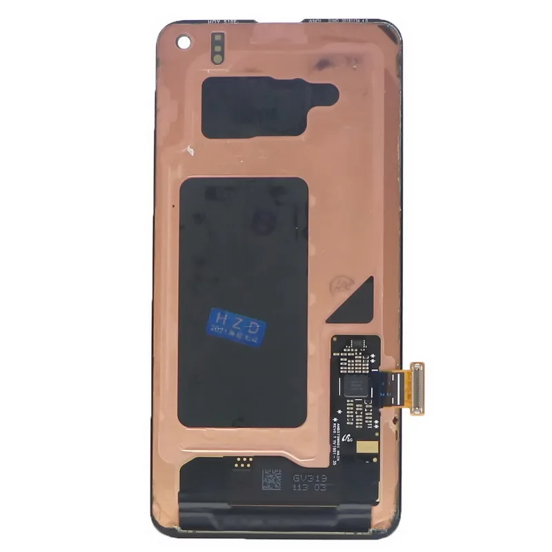 Original para Samsung Assembléia com Quadro Galaxy G970f - ds G970u G970w Sm-g9700 Display Touch Screen Digitador 100% Lcd S10e G970 4 LCDs de celular