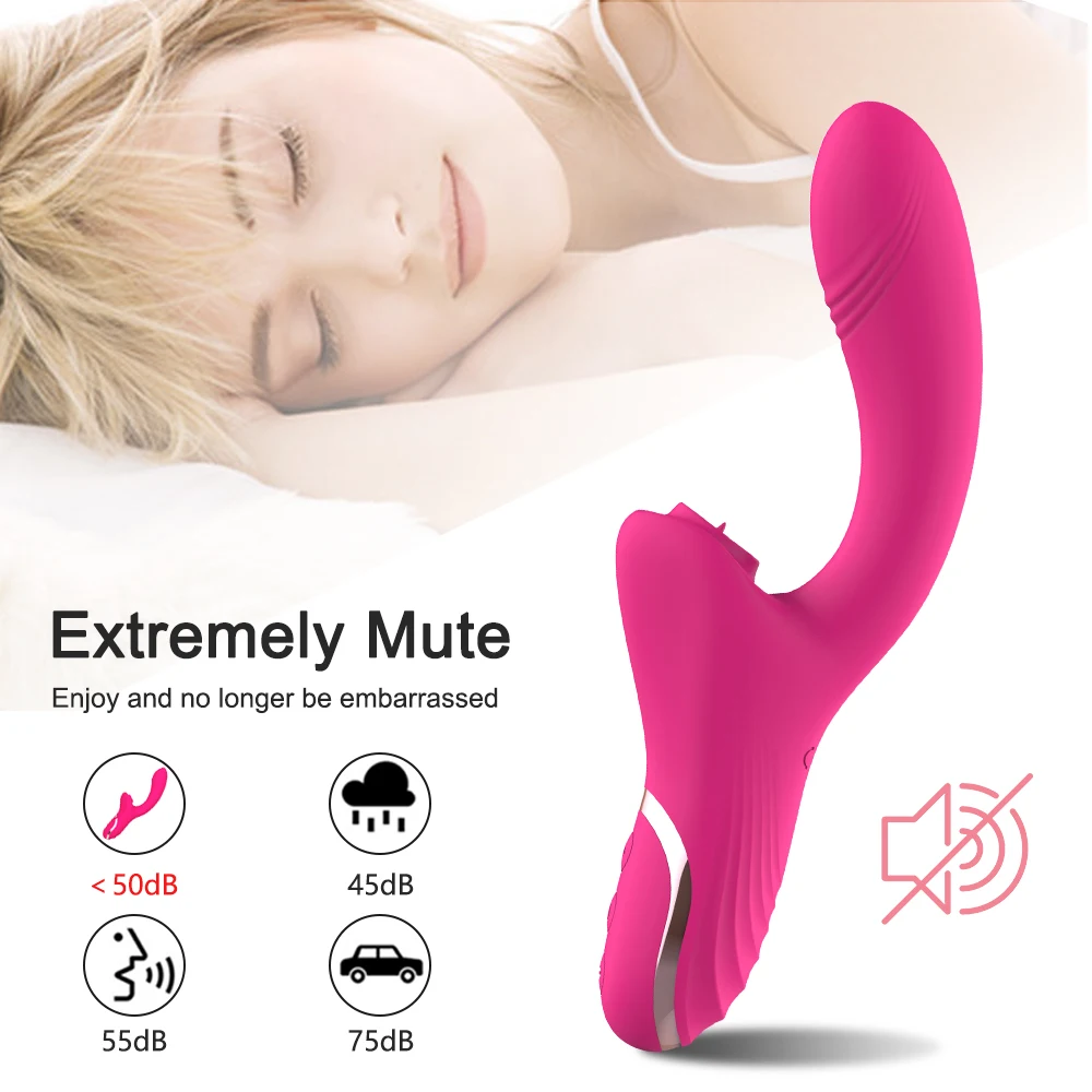 Tongue Licking Vibrator for Women G Spot Vibrators Female Clitoris Stimulator Massager Dildo Sex Toys Goods fo_voghion.com