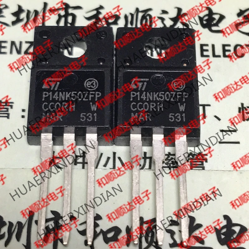 5 шт., новые оригинальные кнопки STP14NK50ZFP P14NK50ZFP TO-220F