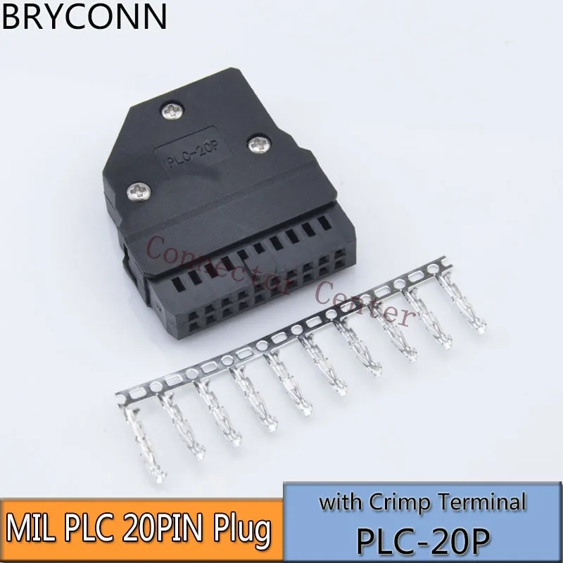 Разъем 20PIN для MIL кабельного PLC-20PIN с обжимной клеммой - Цвет: 20PIN