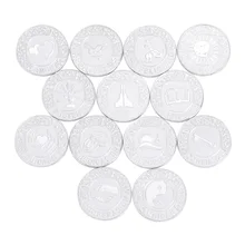 Серебряные испанские Свадебные монеты Arras de Boda с подарочной коробкой Свадебные монеты Arraz Unity набор испанских золотых монет Свадебная церемония ювелирные изделия