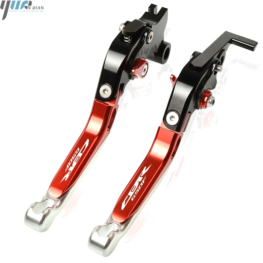 RDBKRDSL Для Honda CBR650F CBR 650 F CBR 650F CNC алюминиевые регулируемые, для гонок мотоцикла тормозные рычаги сцепления - Цвет: RDBKRDSL