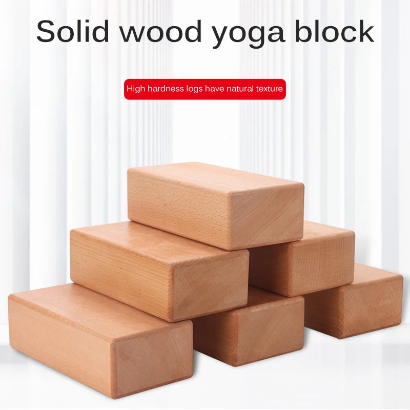 

Wooden Yoga Block Anti-Slip Non-Toxic Environmental Gym Fitness Crossfit Exercise Workout Training Bodybuilding Equipment