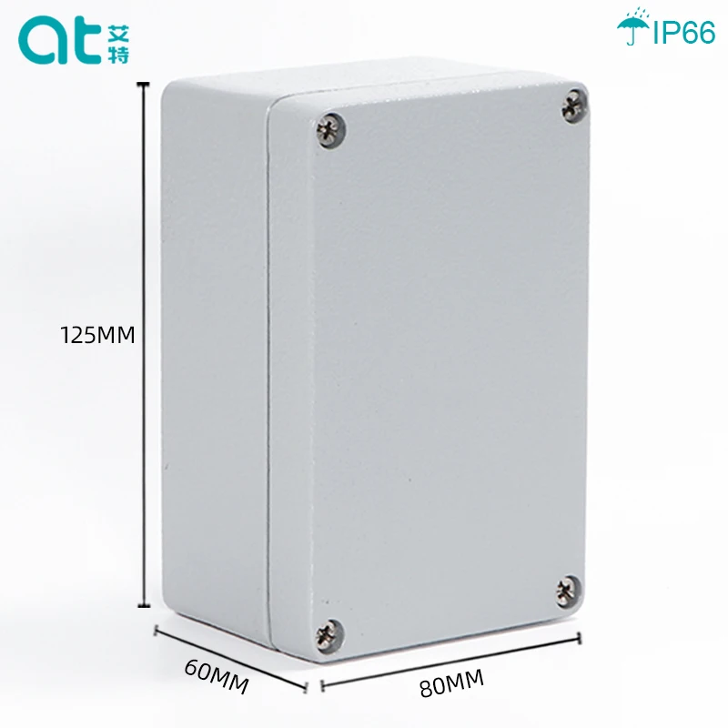 

125*80*60 IP66 Aluminum Enclosure DIY Project Case Power Junction Box