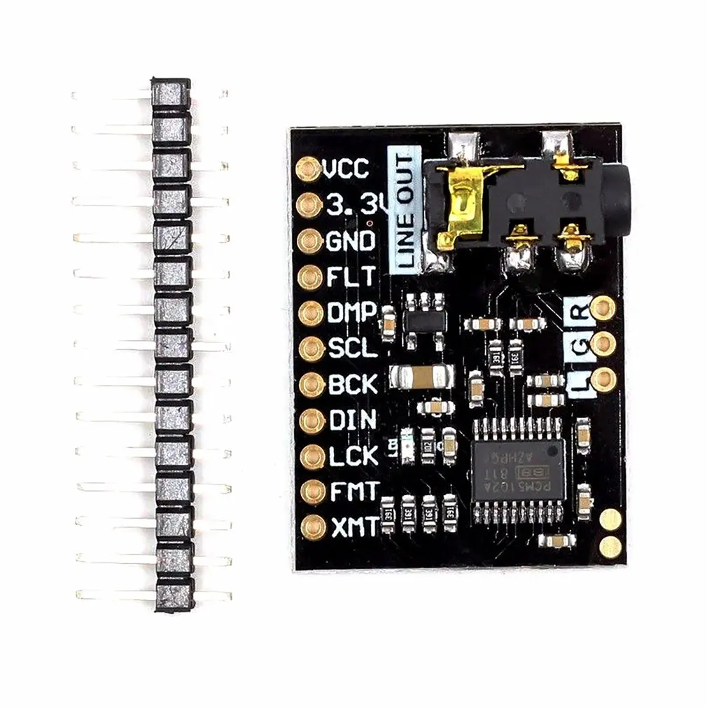 PCM5102 Audio Board With Stereo Jack Beyond ES9023 PCM1794A DAC For Raspberry Pi pHAT Sound Card I2C IIC Interface Module | Электроника