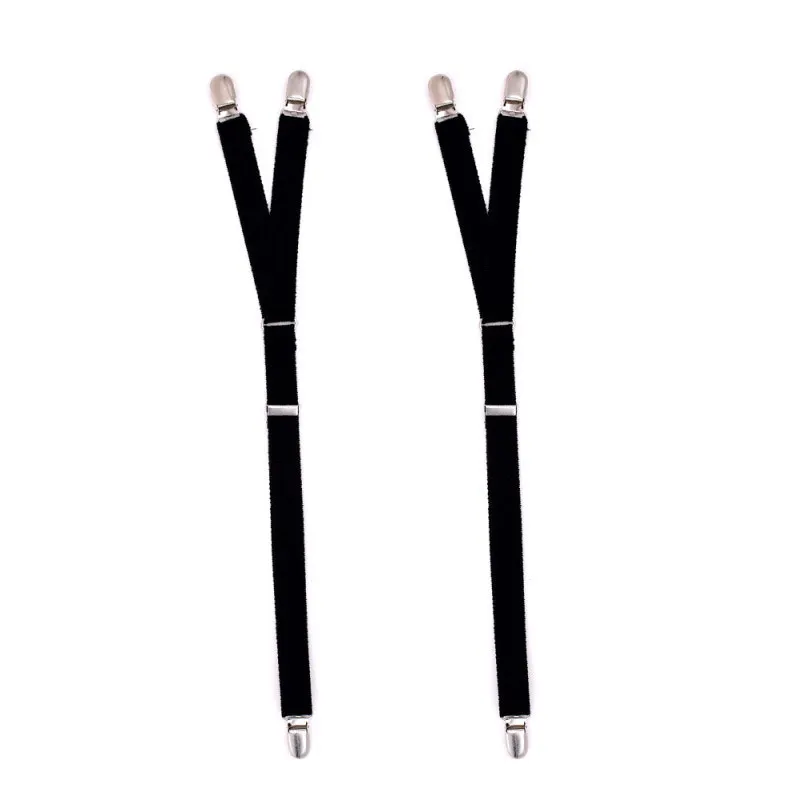 Fashion Men Shirt Stays Garter Suspenders Holder Elastic Y Shape Adjustable Uniform Locking Clamp Braces Shirts Garters UND Sale |