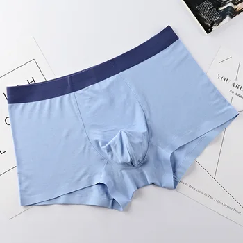

Men Sexy Underwear Bikini Boxers Shorts Breathable Feeling Soft Underpants Boxershorts Cueca Panties Lingeries