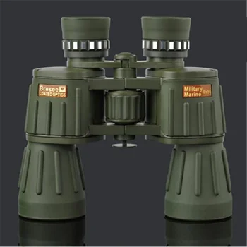 

BRESEE 10x50 HD High-definition Telescope Large Eyepiece Non-infrared Night Vision Binoculars Army Green