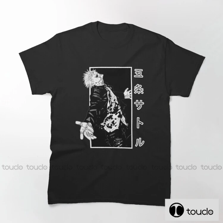 Новинка мужские футболки с графическим рисунком juютсу Kaisen Gojo Satoru Go Crazy Design крутые