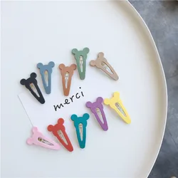4PC/Set New Metal Baking Varnish BB Hairpin Pentagram  Clips For Girls Daily Hair Accessories