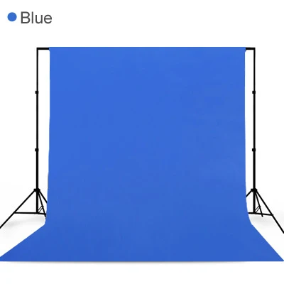 Фотография 2 м* 2 м фон поддержка стенд металлический штатив и 200 см* 300 см фото нетканый тканевый фон ткань для студийного видео - Цвет: Blue