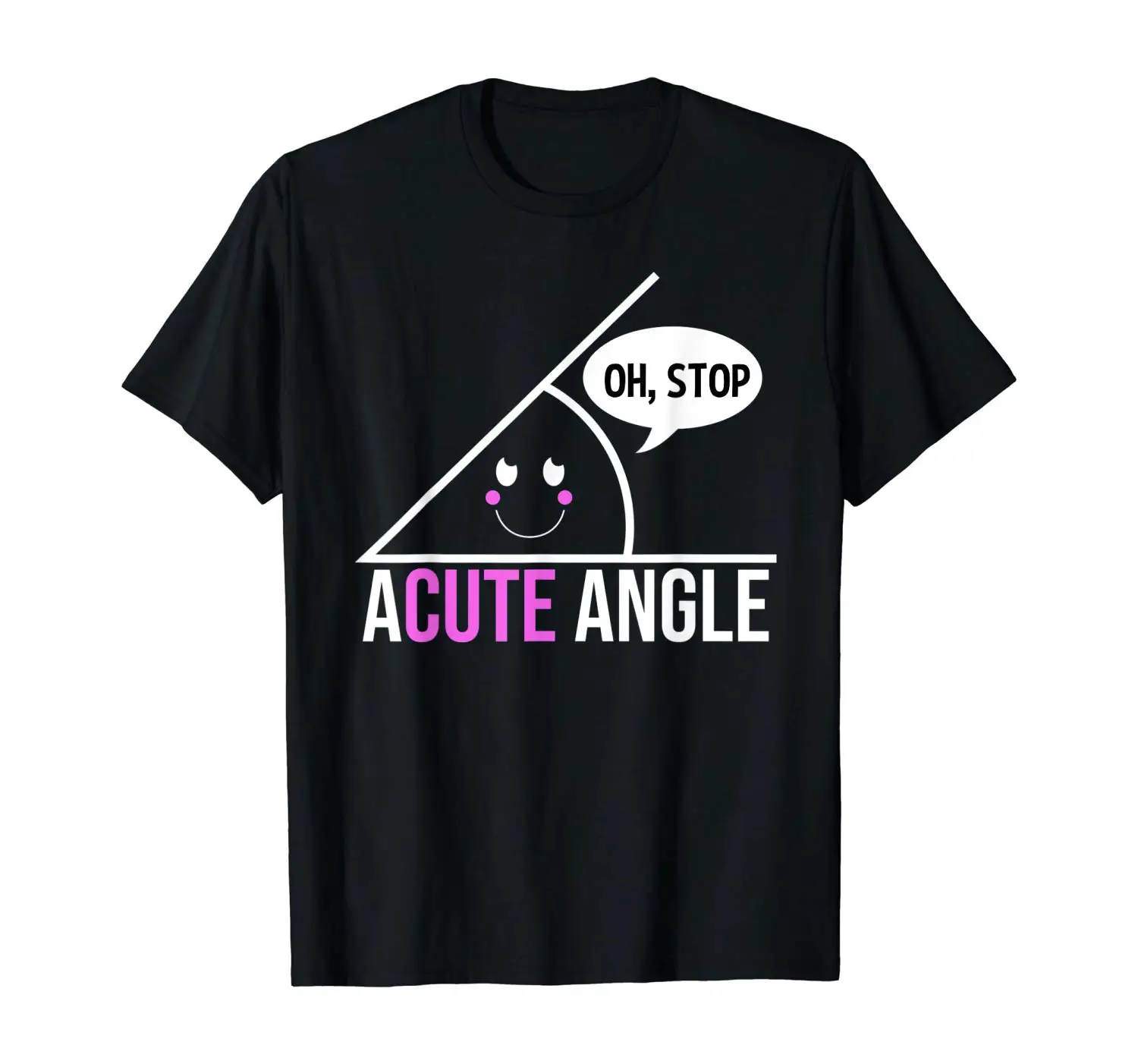 Acute Angle Funny Math T-Shirt- Lover Gift | Мужская одежда