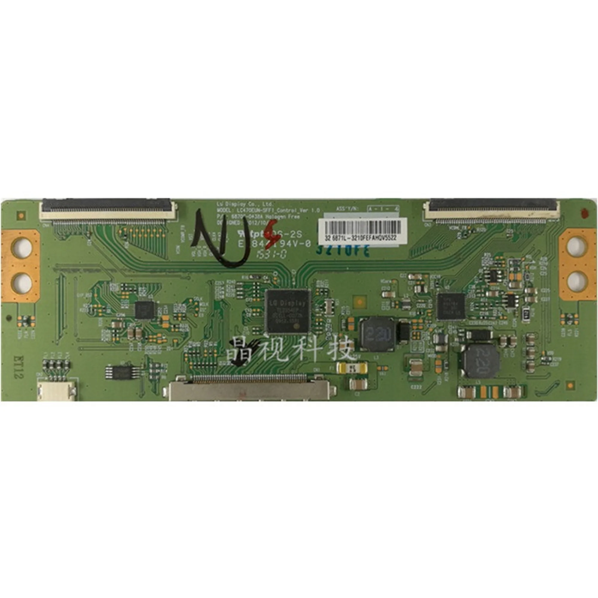 Placa para lg Placa de Substituição T-con .. Etc. Tcon 6870c 0438a 6870c-0438a Lc470eun-sff1_control_ver 1.0 Tv. - Image 2
