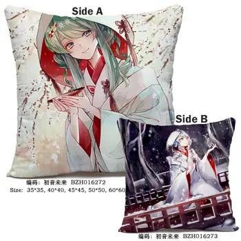

45X45CM Anime Hatsune Miku Pillow Covers Hatsune Miku Dakimakura case 3D Print double sided Print Decorative Pillowcase Gifts 04