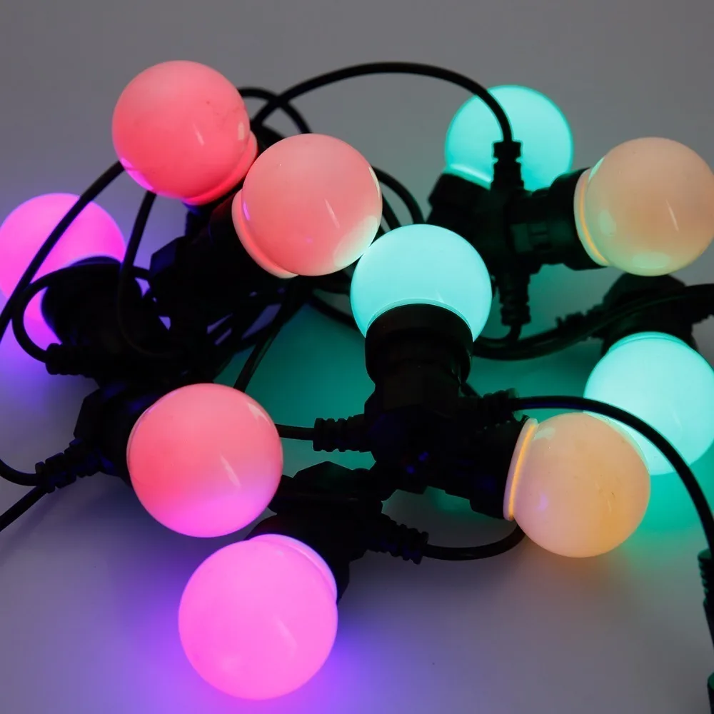 DCOO G50 Глобус открытый струнный светильник 10/20LED лампа фестон Сказочный светильник s IP68 водонепроницаемый сад патио Свадьба Рождество украшения