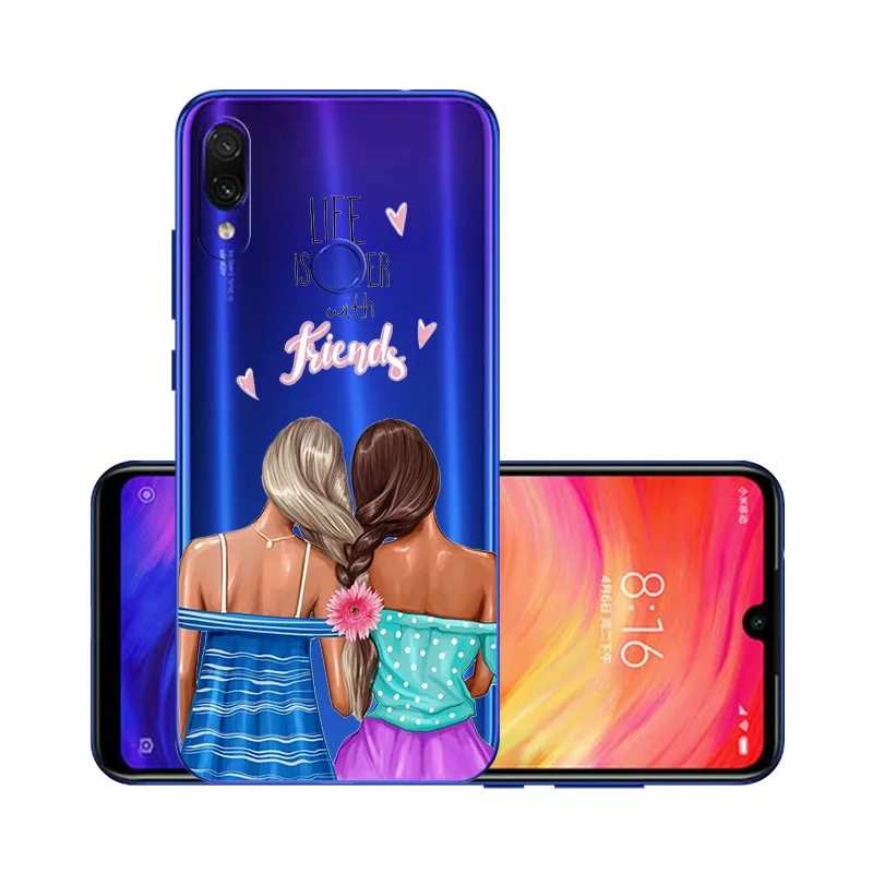 Чехол Super Mom baby girl для Xiao mi Red mi Note 8 Pro, мягкий силиконовый прозрачный чехол для Xio mi Red mi 7 7A 6 mi 9T note 7 6