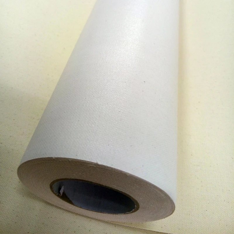 58cm x18m wide Glossy polycotton inkjet canvas roll for dye/pigment ink printer