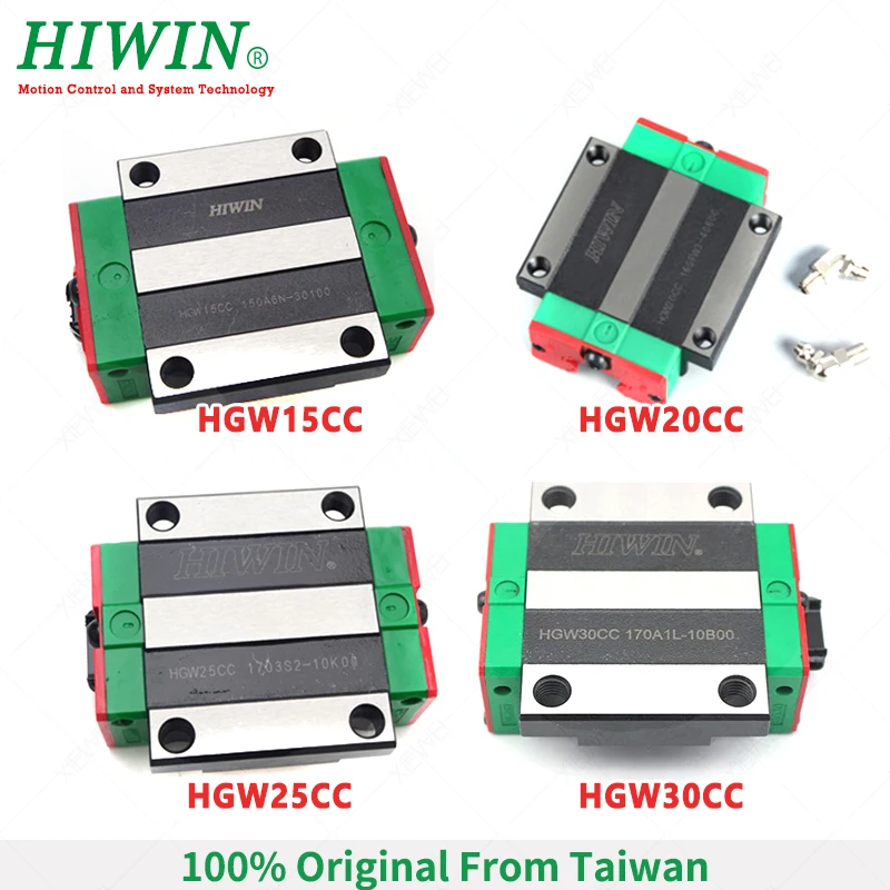 HIWIN HGW15CC HGW20CA HGW20CC HGW25CC HGW30CC Линейный Фланец Блок каретки для HGR20 HGR30 линейный рельс