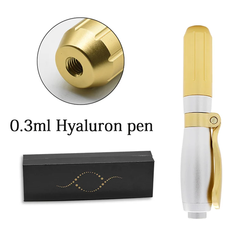 0.3ml pen 0,3 мл и 0,5 мл Гиалуроновый шприц-ручка гиалурон Распылитель ручка без иглы мезотерапия высокого давления кислотные Пистолеты для против морщин губ - Номер модели: 0.3ml pen