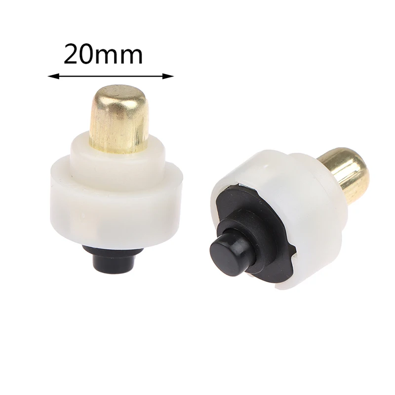 

2Pcs 20mm LED Flashlight Push Button Switch ON/ OFF Electric Torch Tail Switch Wholesale