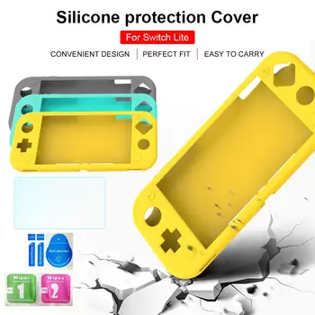 

Silicone Case Host All-inclusive Silicone Cover Anti-fall Explosion-proof Protective Case for Switch Lite