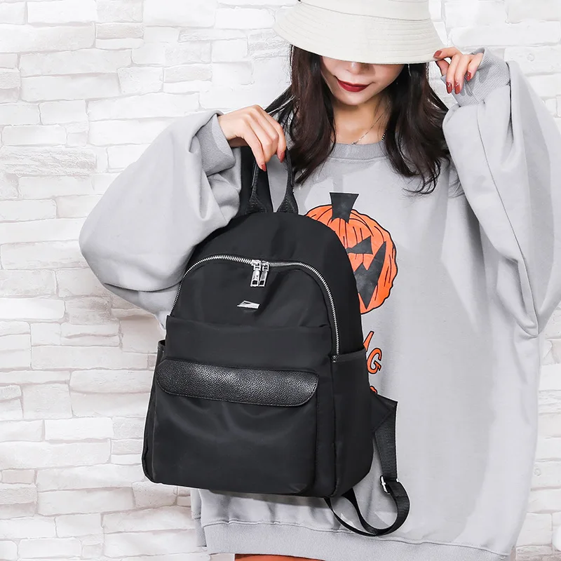 

2019 New Style Backpack Women's Korean-style Oxford Cloth Outdoor Travel Bag Multi-functional Waterproof Casual Fashion Backpack
