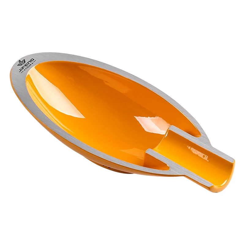 1 шт. креативный металлический цинковый сплав JIFENG портативный мужской гаджет аксессуары для сигар jf087 - Цвет: Оранжевый