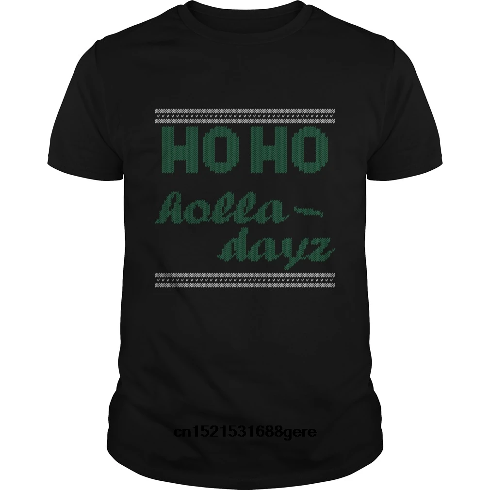Забавная футболка Ho Holla Dayz зеленая мужская | Мужская одежда