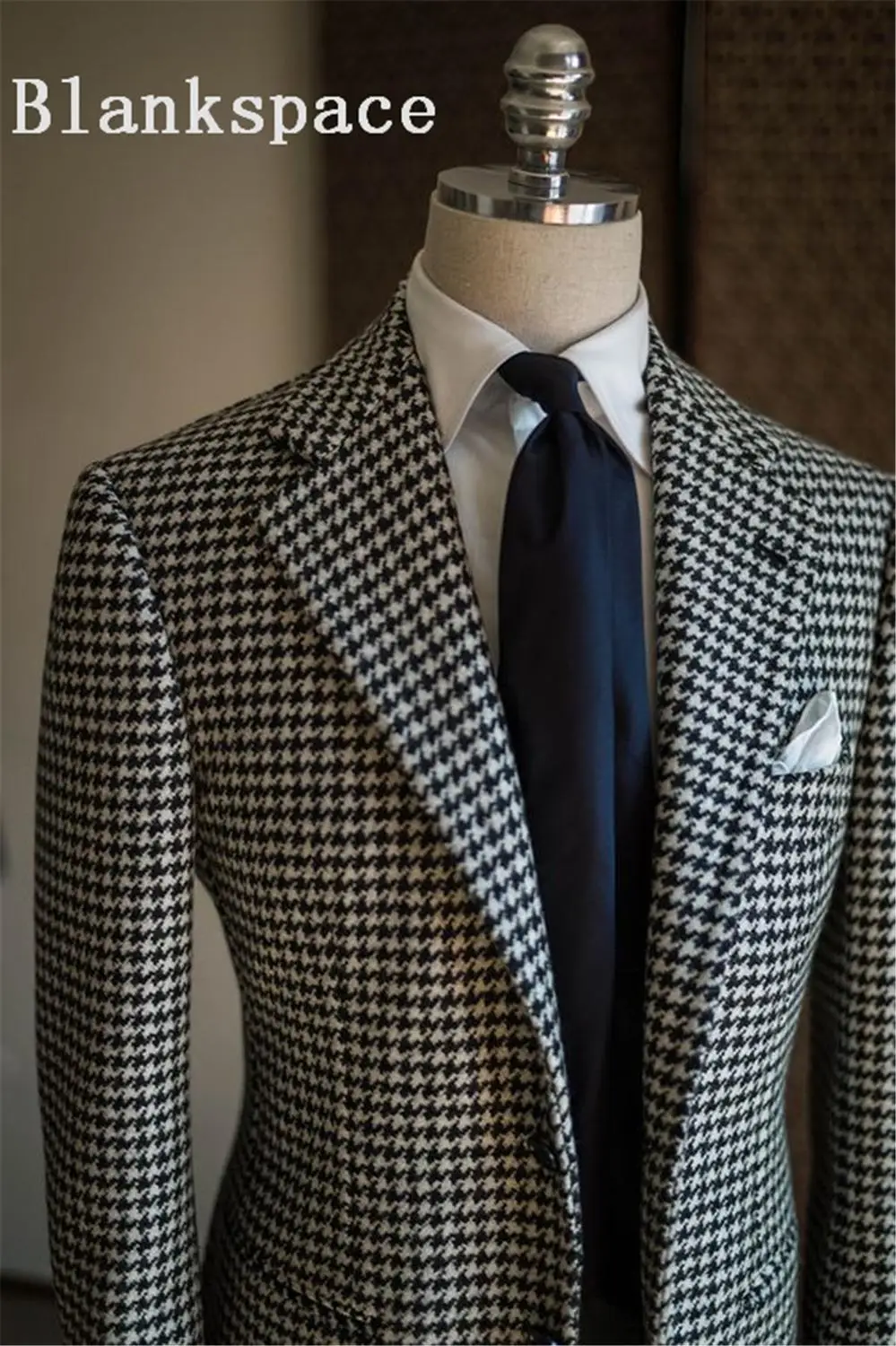 

Tailored White Black Pattern Suit Men Slim Fit 2 Piece Floral Tuxedo Blazer Custom Prom Wedding Suits Terno (Jacket+Pants+Tie)