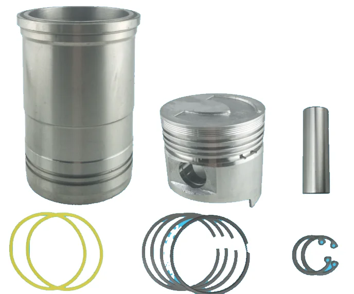 

Cylinder Liner And Piston Kit(6PC Set) For EM195 Swirl Chamber Type Water Cool Diesel Engine Small Generator Spare Parts