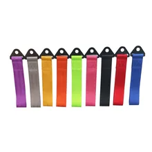 Прицеп буксировочный трос высокопрочный нейлоновый прицеп буксировочные тросы гоночный автомобиль Универсальный Буксировочный ремень буксировочный ремень бампер стиль автомобиля Стайлинг