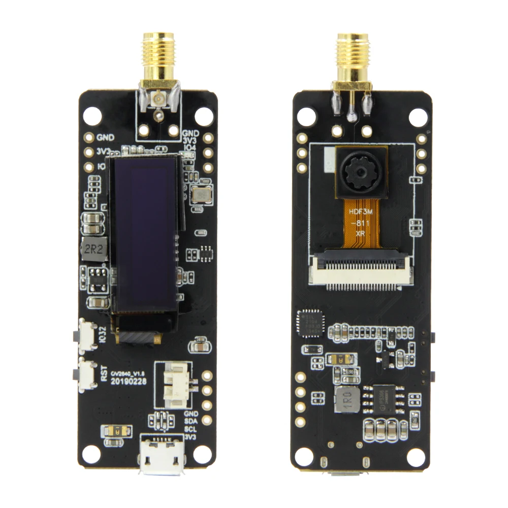 LILYGO®TTGO T журнал ESP32 камера OV2640 SAM Wifi 3dbi антенна 0 91 OLED плата камеры|Запасные части| |