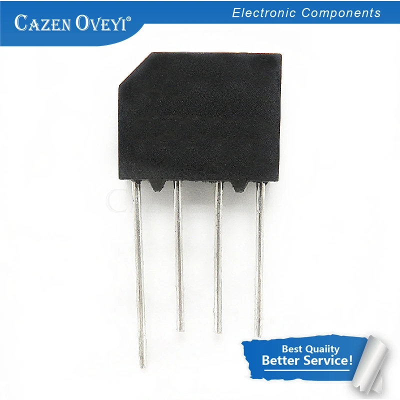 10pcs/lot KBL406 ZIP-4 4A 600V rectifier bridge pile SEP new original In Stock | Электронные компоненты и