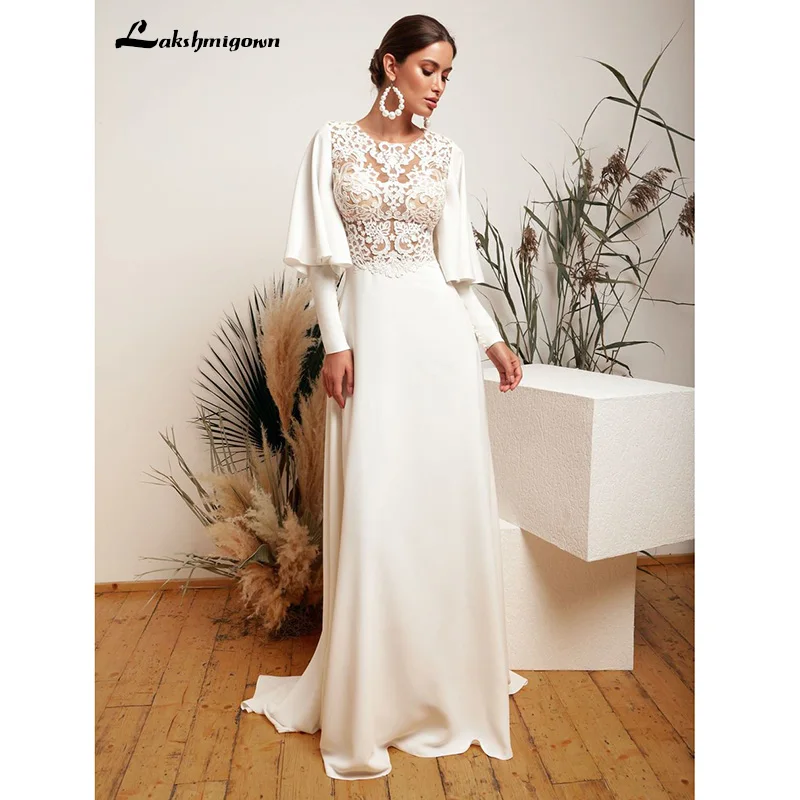 Свадебное платье с пышными рукавами abiti da sposa белые цвета слоновой кости 2020